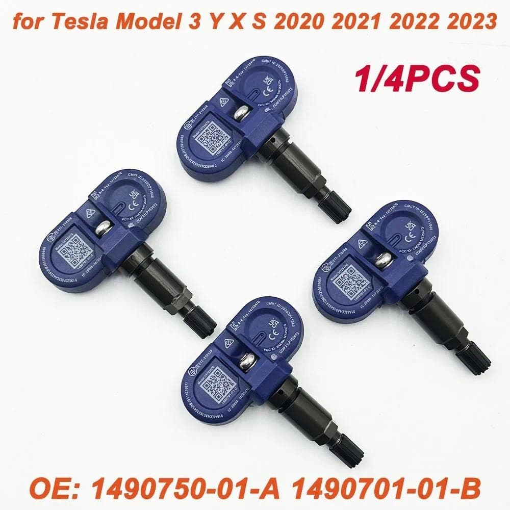 1/4 Unidades Para 2020-2023 Modelo 3 Yxs 1490701-01-B 1490750 A C Sensores De Pressão TPMS Monitor Dos Pneus Bluetooth
