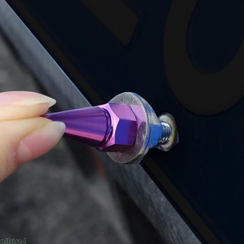 Todos Os Conjuntos 4 Parafusos Fixação Placa Licença M6 À Prova Ferrugem Para Instalação Segura Carro