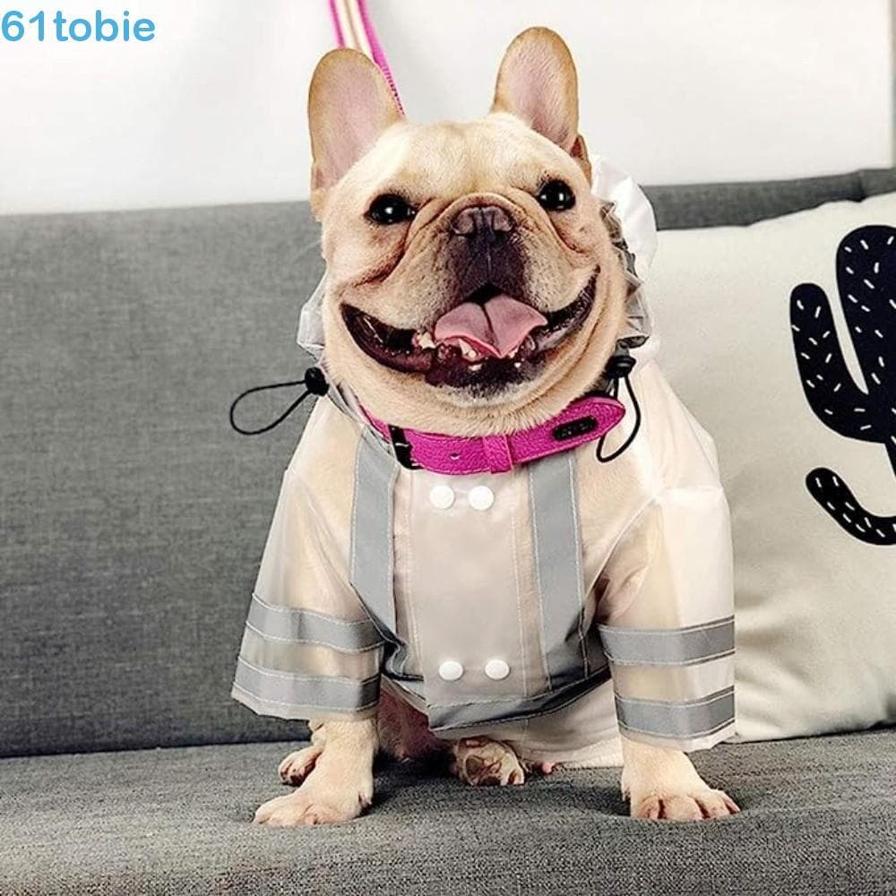 Capa De Chuva Para Cachorro TOBIE , Reflexiva Com Material Ecológico De EVA Capuz , À Prova De Vento