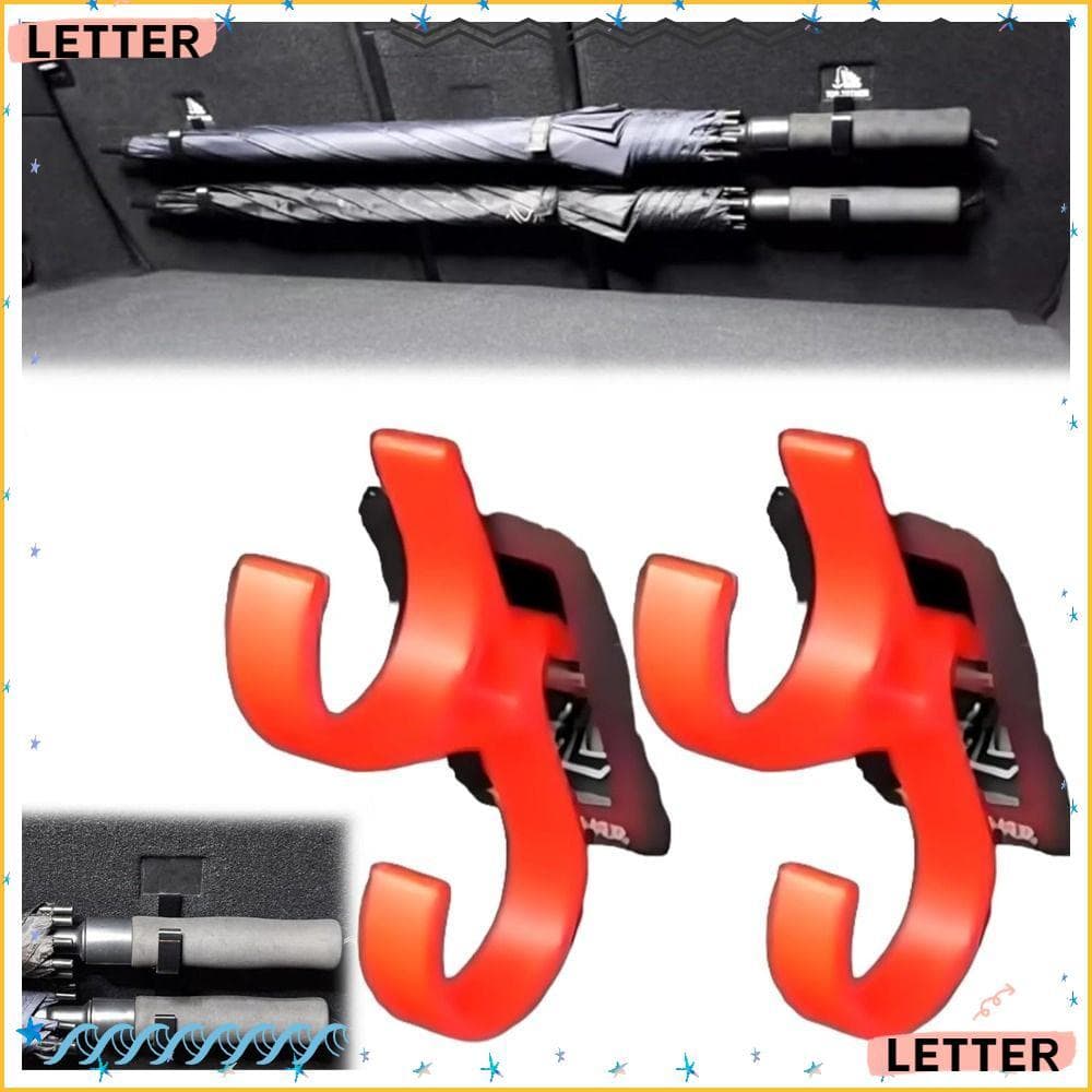 Carta 2 Pçs Suporte De Guarda-Chuva De Carro , Ganchos Anti-Inclinação De Suspensão Vertical , Gancho Único/Duplo