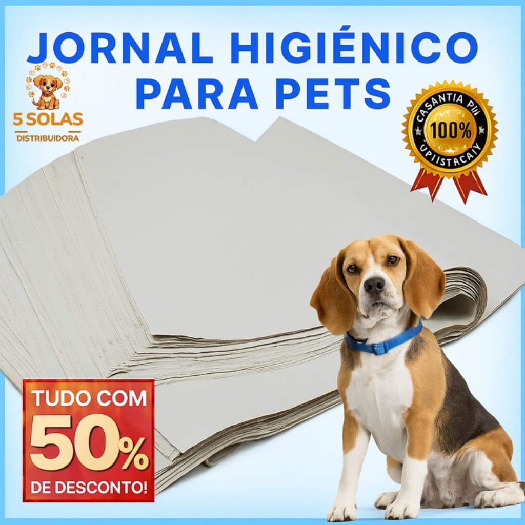 JORNAL PAPEL PET LIMPO BIODEGRADAVEL SEM CHEIRO 2KG, 3KG, 4 KG,5KG FOLHAS GRANDES 50X70 PROMOÇÃO ENVIO IMEDIATO