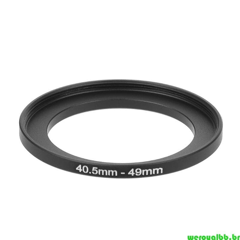 weroyalbb 40 5mm A 49mm Metal Intensifica Anéis Adaptador Lente Filtro Acessórios Ferramenta Câmera