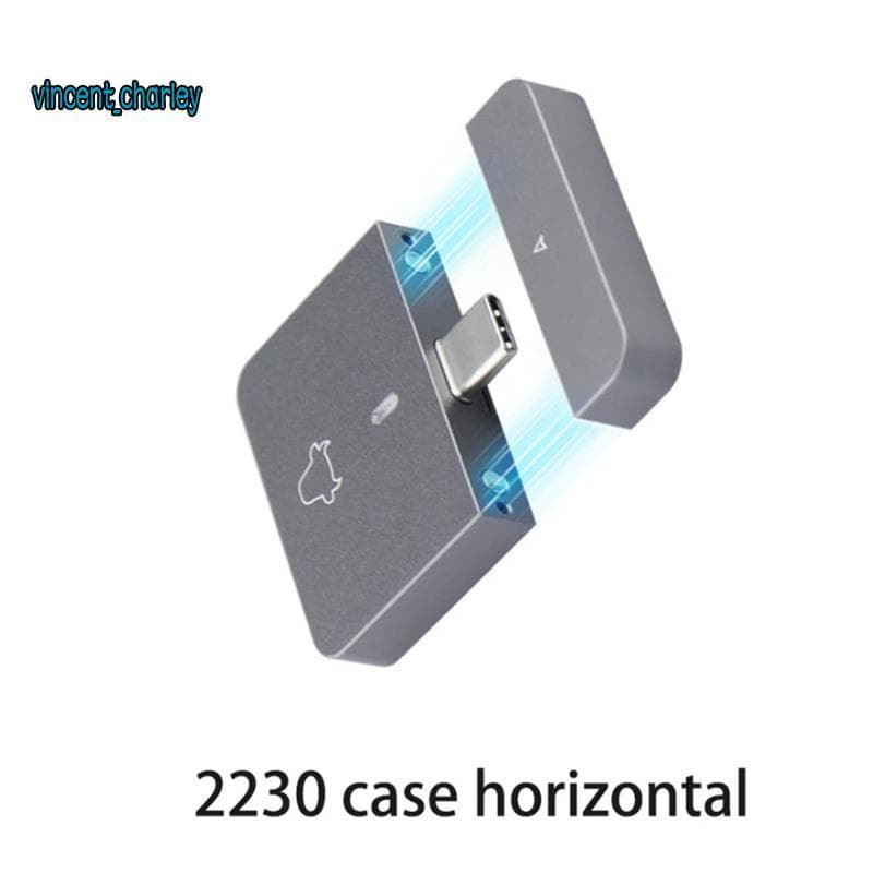 [vincent_c] M . 2 NVMe 2230 SSD Gabinete Adaptador USB C 10 Gbps USB3.2 Gen2 Caixa Externa Para M2 2230 SN740/SN530 520/