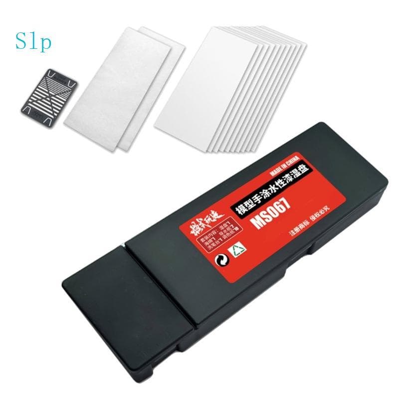 Bandeja Hidratante De Pigmento Slp Stay Wet Palette Mantém A Pintura Úmida Para Acrílica