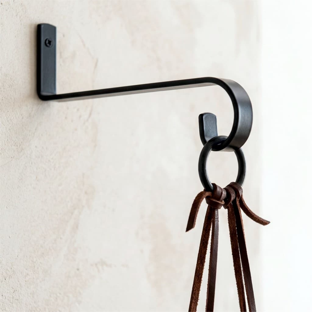 Suporte Simples de 20cm Mod. L20 Ideal Parede Pendurar Plantas Flores Samambaias Xaxim Vasos