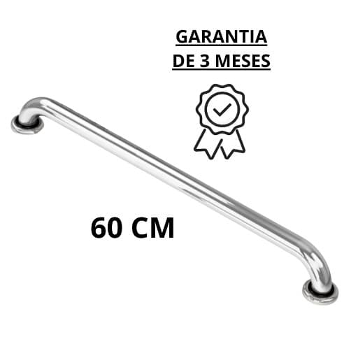 Alça 60 CM Cromada Barra de Apoio Para Idosos e Deficientes Aluminio