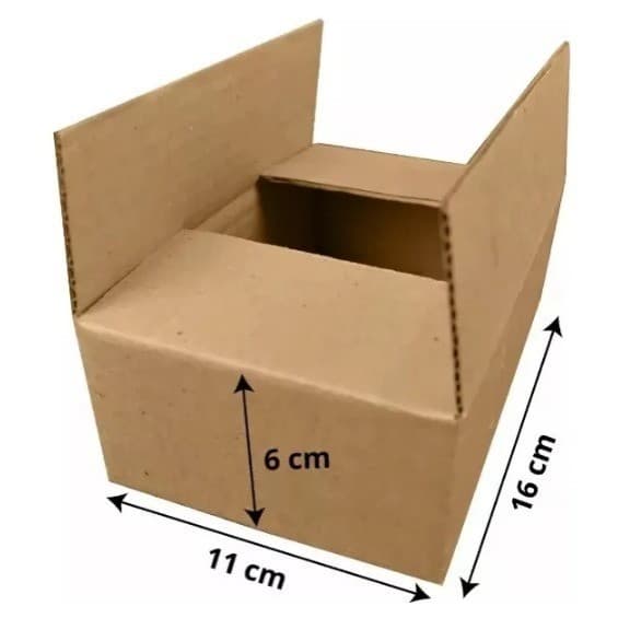100 caixas de papelao 16x11x6 correios, pac, sedex, transportadoras