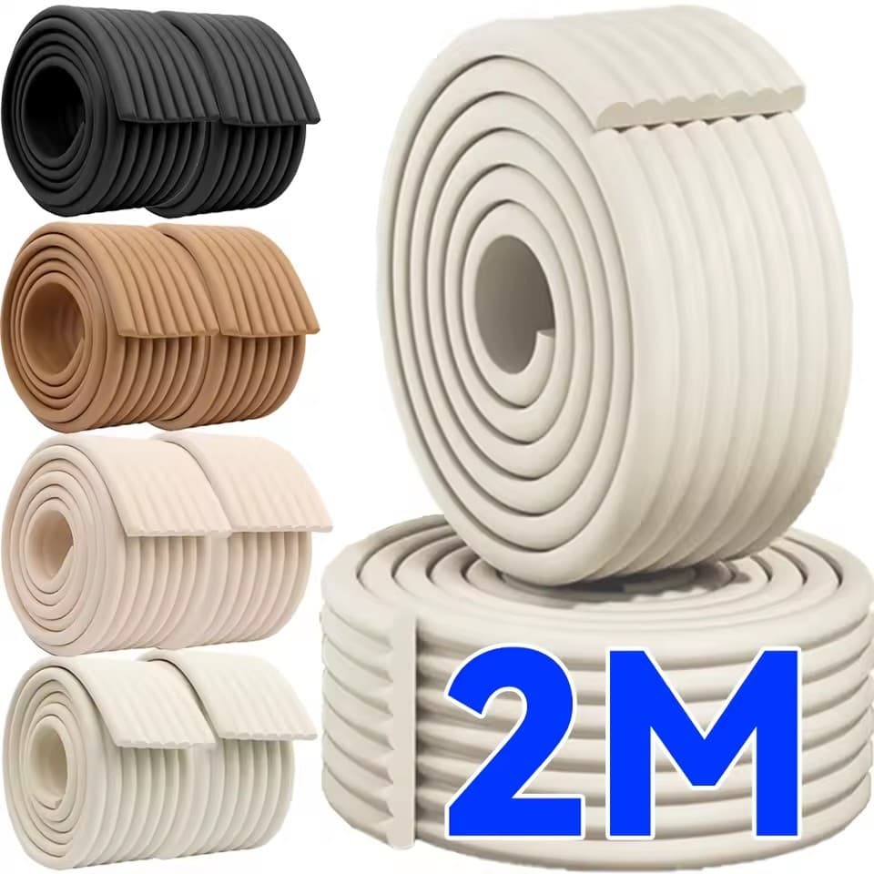 Adesivos De Parede 3D Para Segurança Do Bebê-Linha De Rodapé Autoadesiva-Mesa Borda Guarda Tira De Espuma Proteção Canto