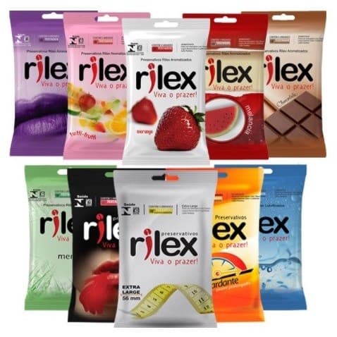 Kit 12 Camisinhas Masculinas Rilex - Sabores diversos