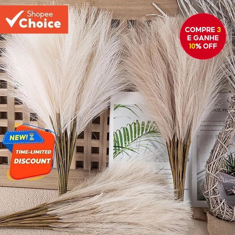 53cm 10 Unidades/Lotes Decoração Fofa Flor Falsa Planta Reed Simulado Festa De Casamento Artificial De Natal