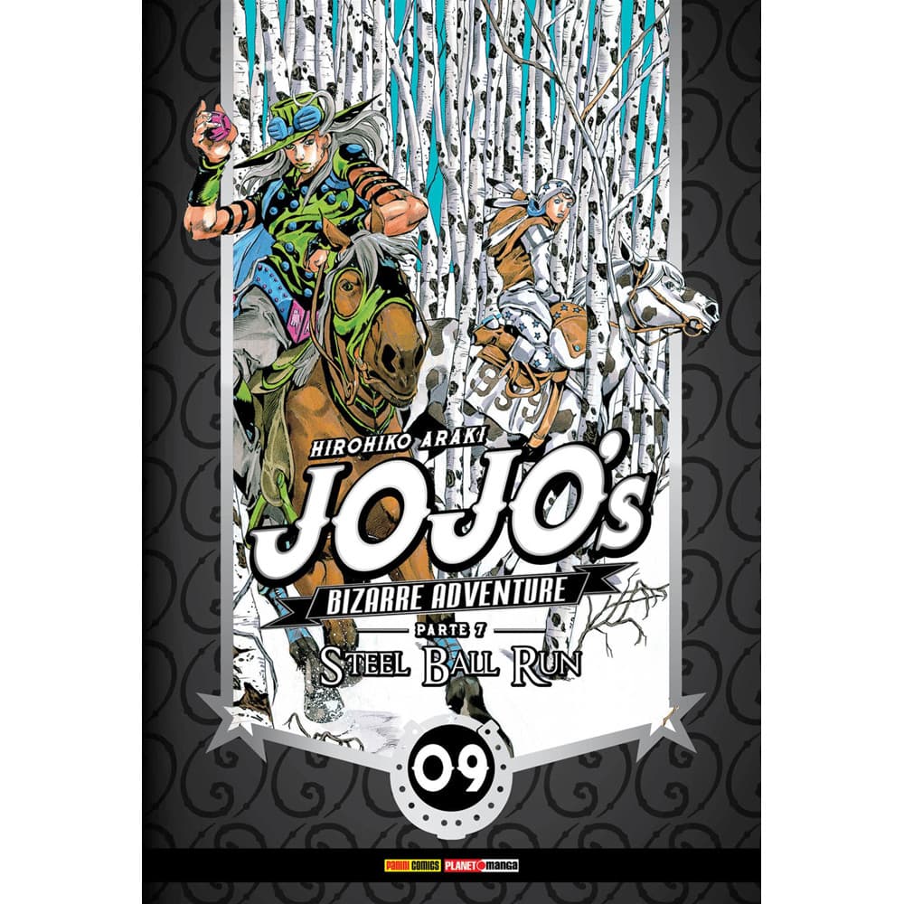 Mangá - Jojo's Bizarre Adventure - Parte 7 - Steel Ball Run 09 - Novo/Lacrado