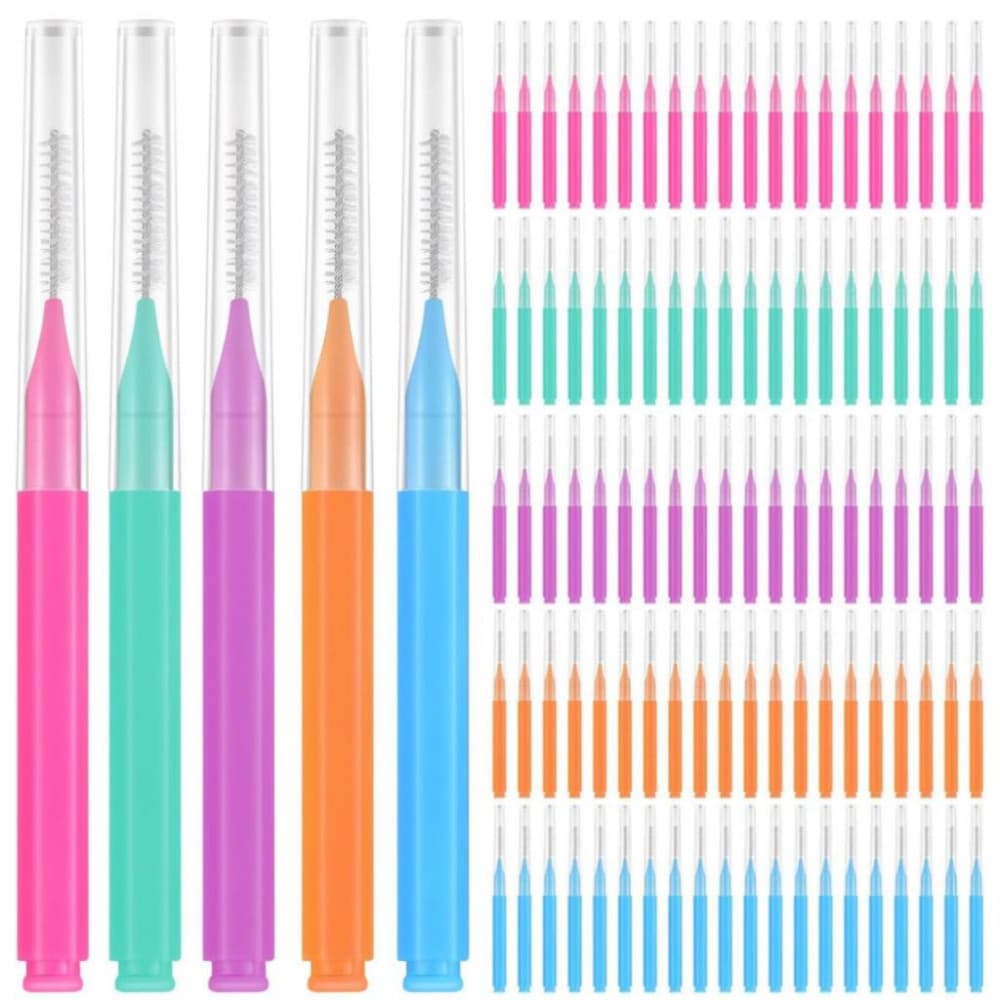 10/20/30/50 Escova de Dente Interdental Dental Picks Escovinha para limpeza