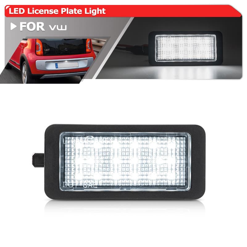 Para VW Up ! e-2012 2013 2014 2015 2016 2017 2018 2019 2020 2021 2022 Branco Completo Livre De Erros Led Luzes Da Placa 