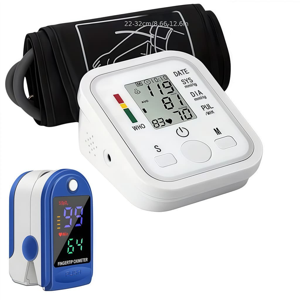 Monitor digital para pressão arterial de braço totalmente automático 