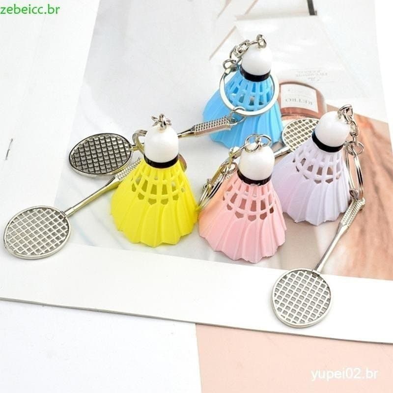 zebeicc Chaveiro De Badminton Elegante Para Bolsas E Chaves Porta-De Organização