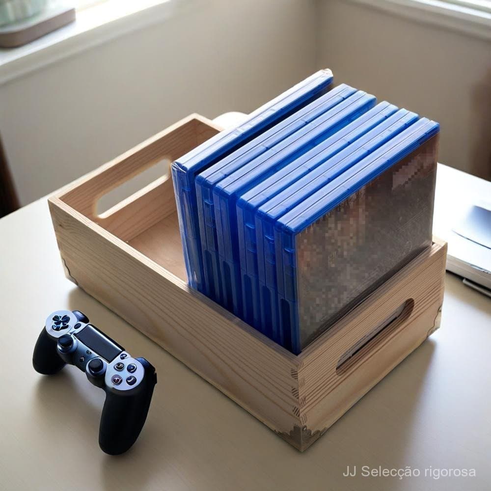 Caixa de armazenamento de discos para cartuchos de jogos PS5, armazenamento de alta qualidade, discos de jogos PS5 em pr