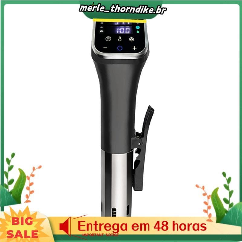 Máquina De Cozinhar Bife WiFi Sous Vide Com Aplicativo Grátis , Receitas , Alarmes , Temporizador , Reserva E Outras Fun