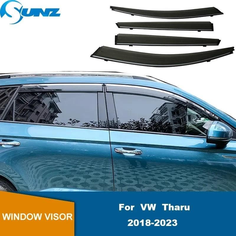Viseira De Janela De Proteção Contra Intempéries Para VW Tharu Taos 2018 2019 2020 2021 2022 2023 Ventilação Lateral De 