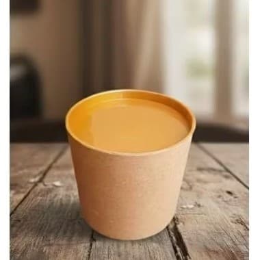 10 Tubo Lata 10x10 tampa plástica dourado gold Tubolatas Kraft para personalizar