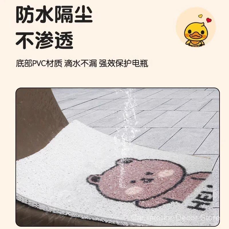 Tapete para os pés Yadi Modern Bloom, especial para motocicletas elétricas de 70 km/h, tapete para pedal, capa para banc