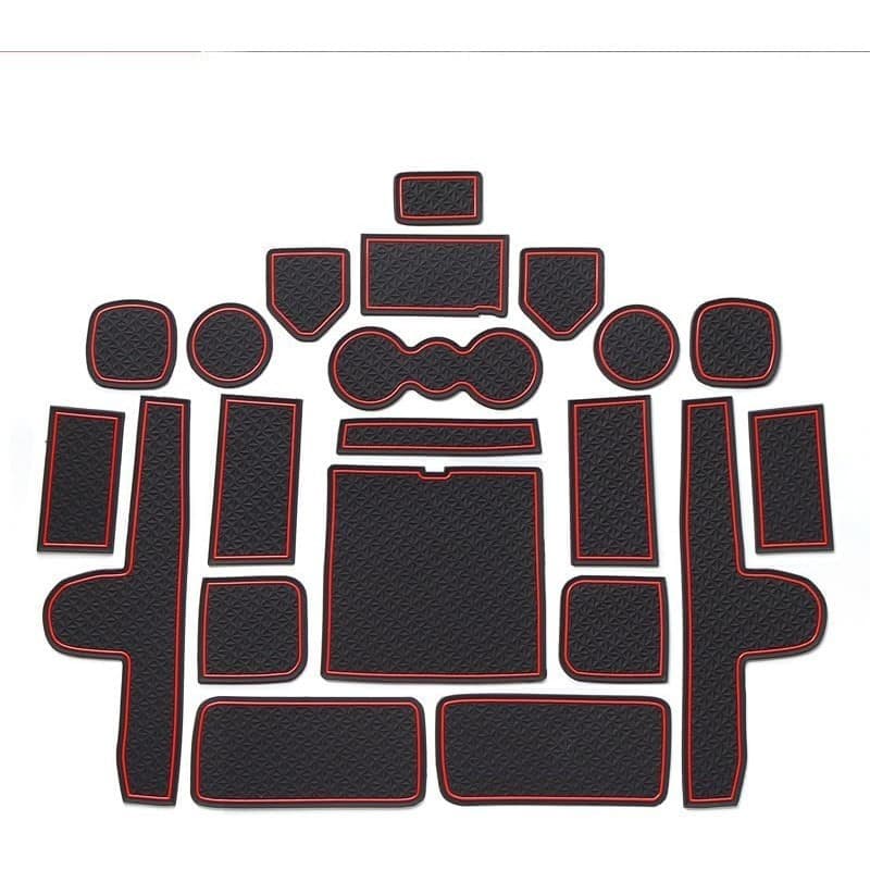 Almofadas Do Slot Da Porta Carro Para Kia Sorento 2020 , Tapetes Console Central Sulco Almofada Suporte De Copo Inserçõe