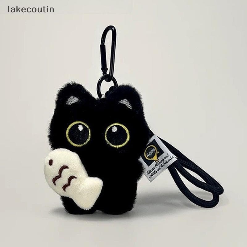 la Bonito Pelúcia Grande Olhos Preto Boneca Pingente Menina Mochila Pingentes Casal Saco Chaveiro Telefone Encantos Aces