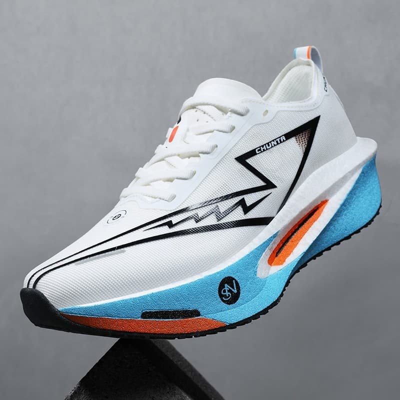 Novo Flyknit Placa De Carbono Malha Corrida Tênis Moda Esporte