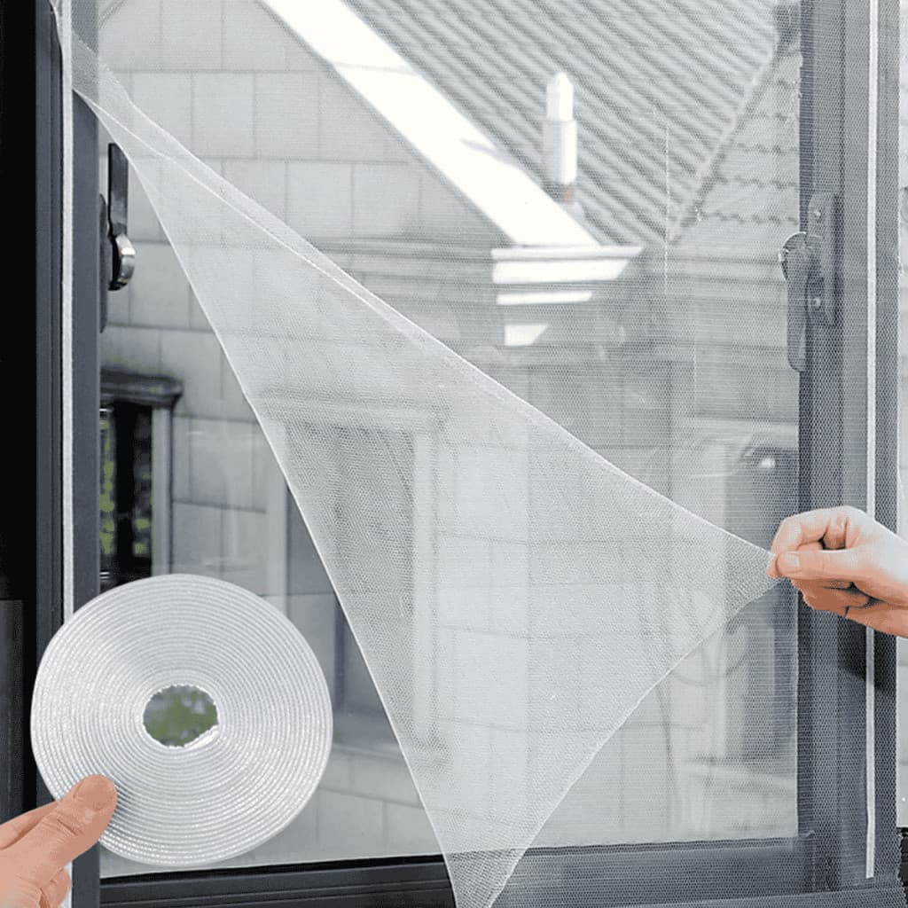 Kit 1/2/3/4 Telas Mosquiteiro Para Janela Contra Insetos 150x180 / 130x150 Com Velcro Mosquitos