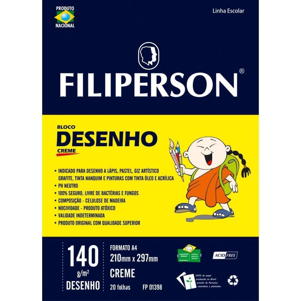 Bloco Tecnico sem Margem Desenho A-4 140G.20FLS.CREME C/05