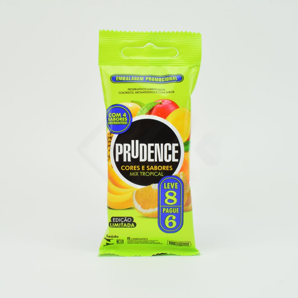 Preservativo Mix Tropical - 8 Unidades | Prudence