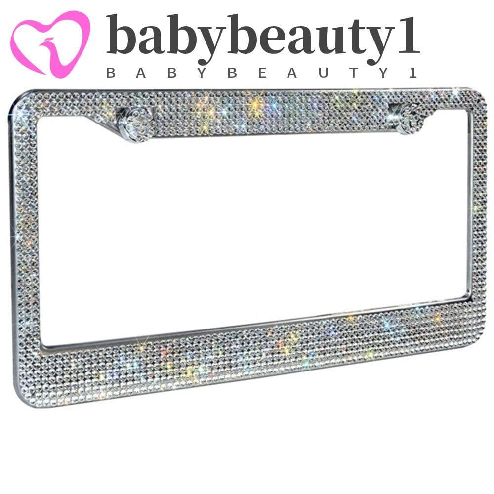 BABYBEAUTY1 Placa De Quadro De Carro Feminina Decoração Exterior Para Canadá Strass Aço Inoxidável Luxo Bling Licença