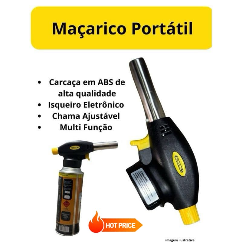 KIT Maçarico Profissional 1300 graus, Envio Imediato!