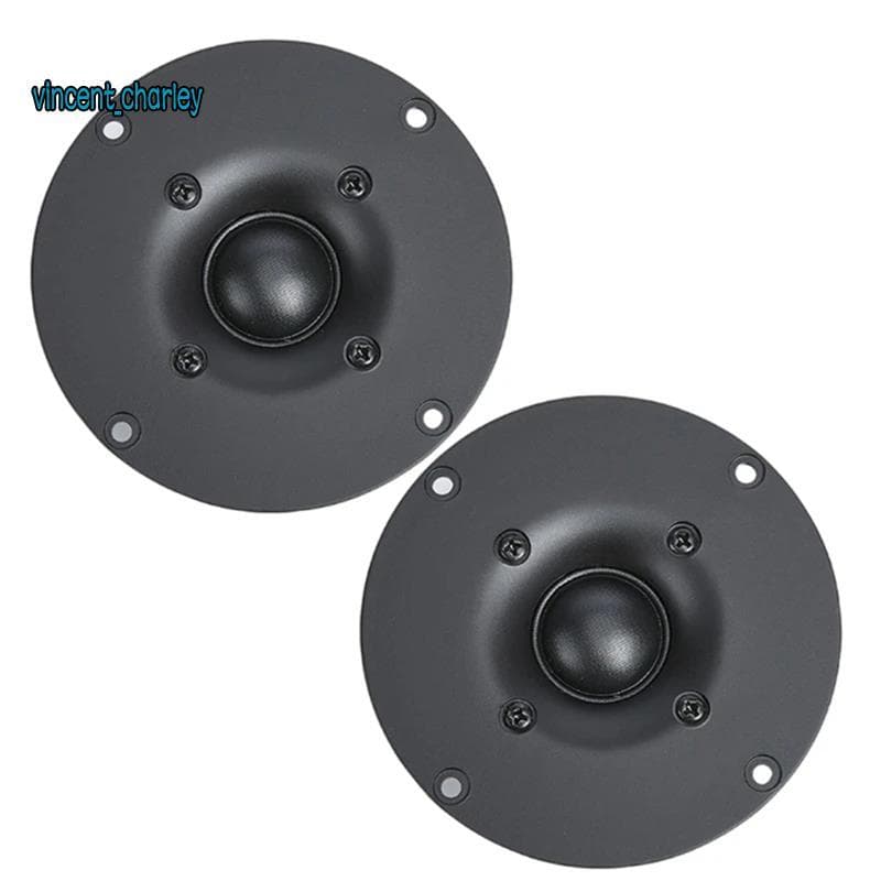 [vincent_c] 2 Unidades De Alto-Falante Tweeter De 4 Polegadas 8 Ohm 60W HIFI Filme De Seda Cúpula Agudo De Áudio Para Tr