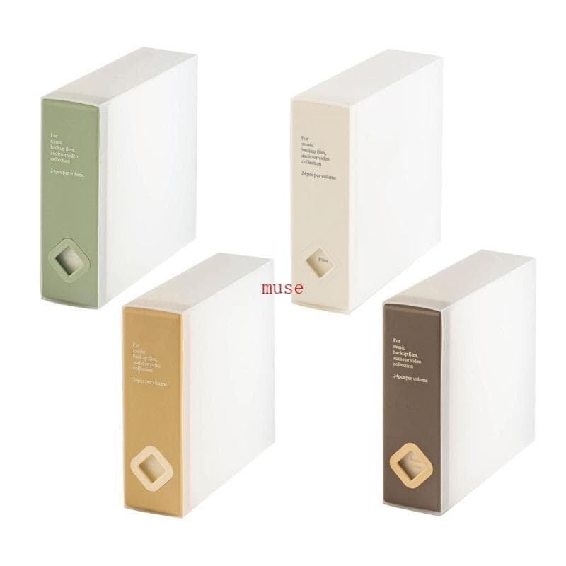 Caixa Armazenamento 24 CDs Protege A Coleção Arranhões E Poeiras Para Carro Entretenimento Domé