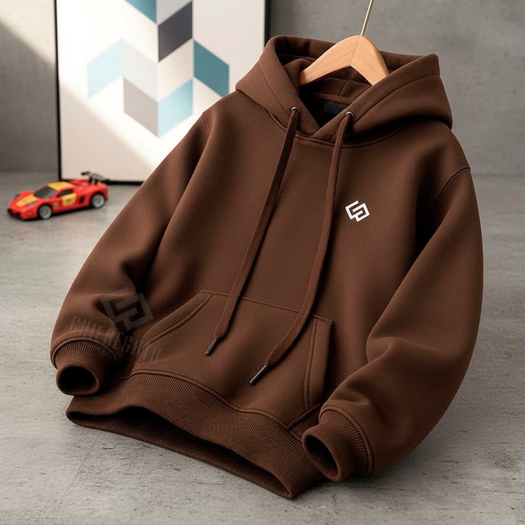 Moletom Infantil Blusa de Frio Moletom Flanelado Com Capuz Logo Original Dia a Dia Inverno Peluciado