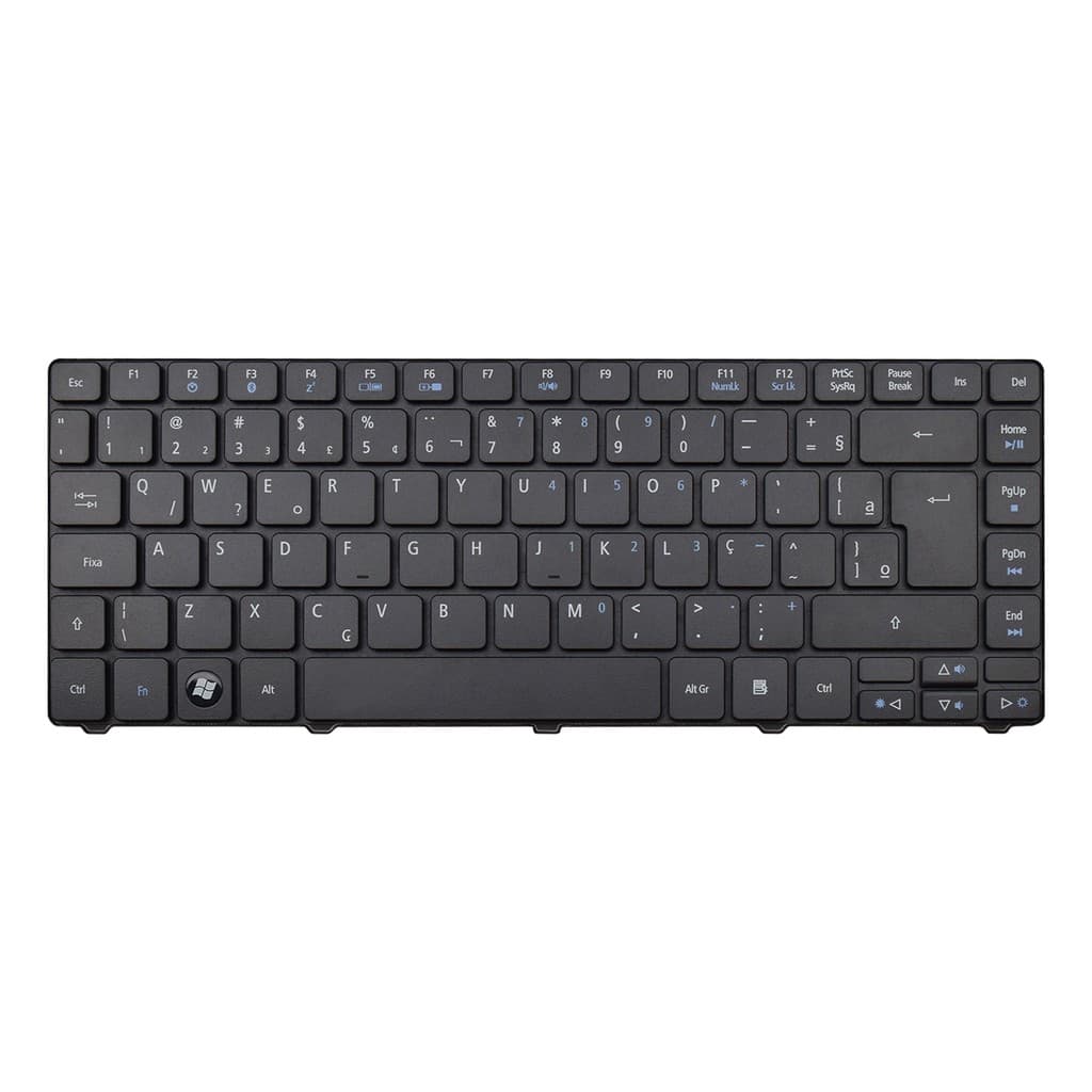 Teclado para Notebook Acer Aspire 4736 4736 4736Z 4738 4739 4739Z | Preto ABNT2 - F3 Bluetooth