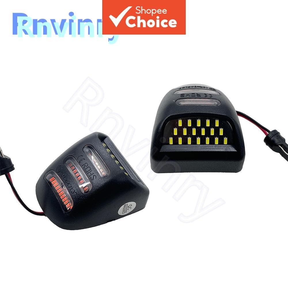 Acessórios De Placa De Licença Branco Vermelho LED Luz De Matrícula Para Chevrolet Silverado GMC