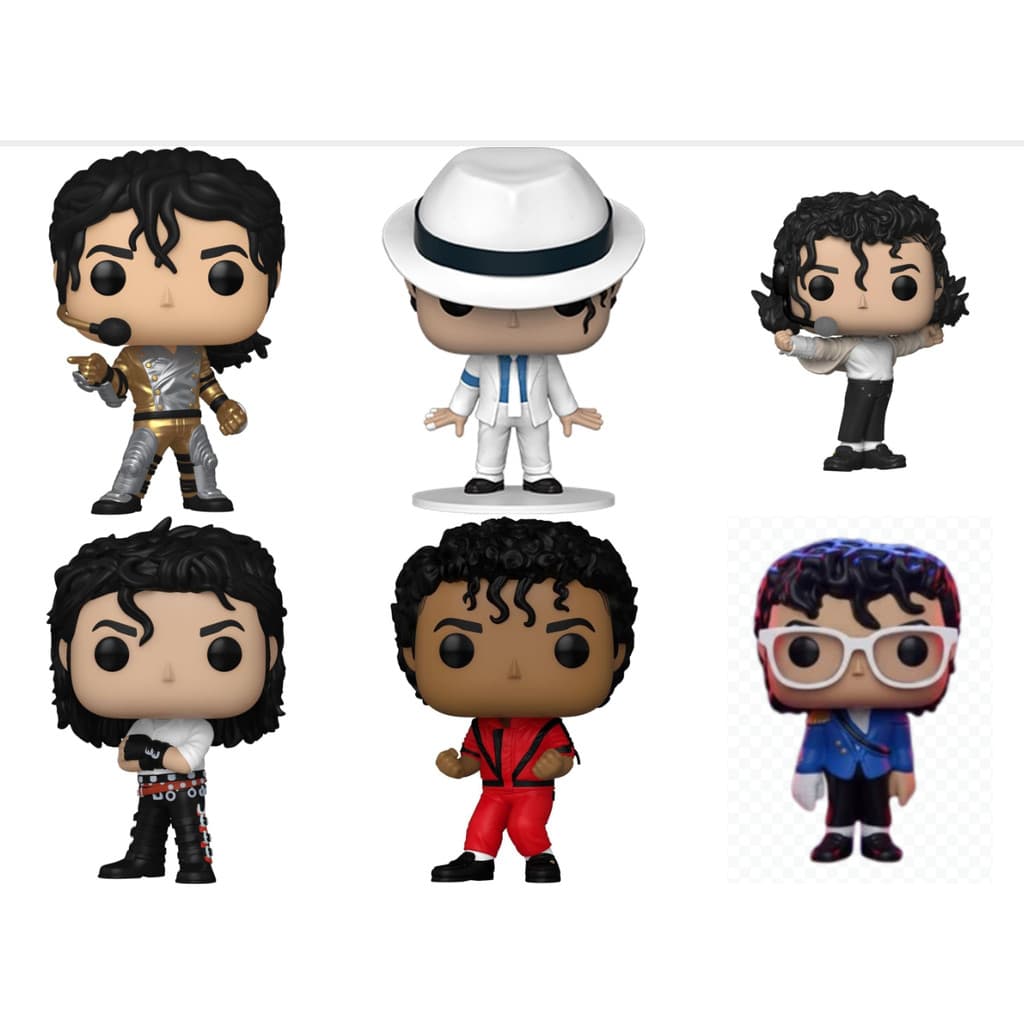Figura colecionável estilizada – MICHAEL JACKSON Música e apresentação