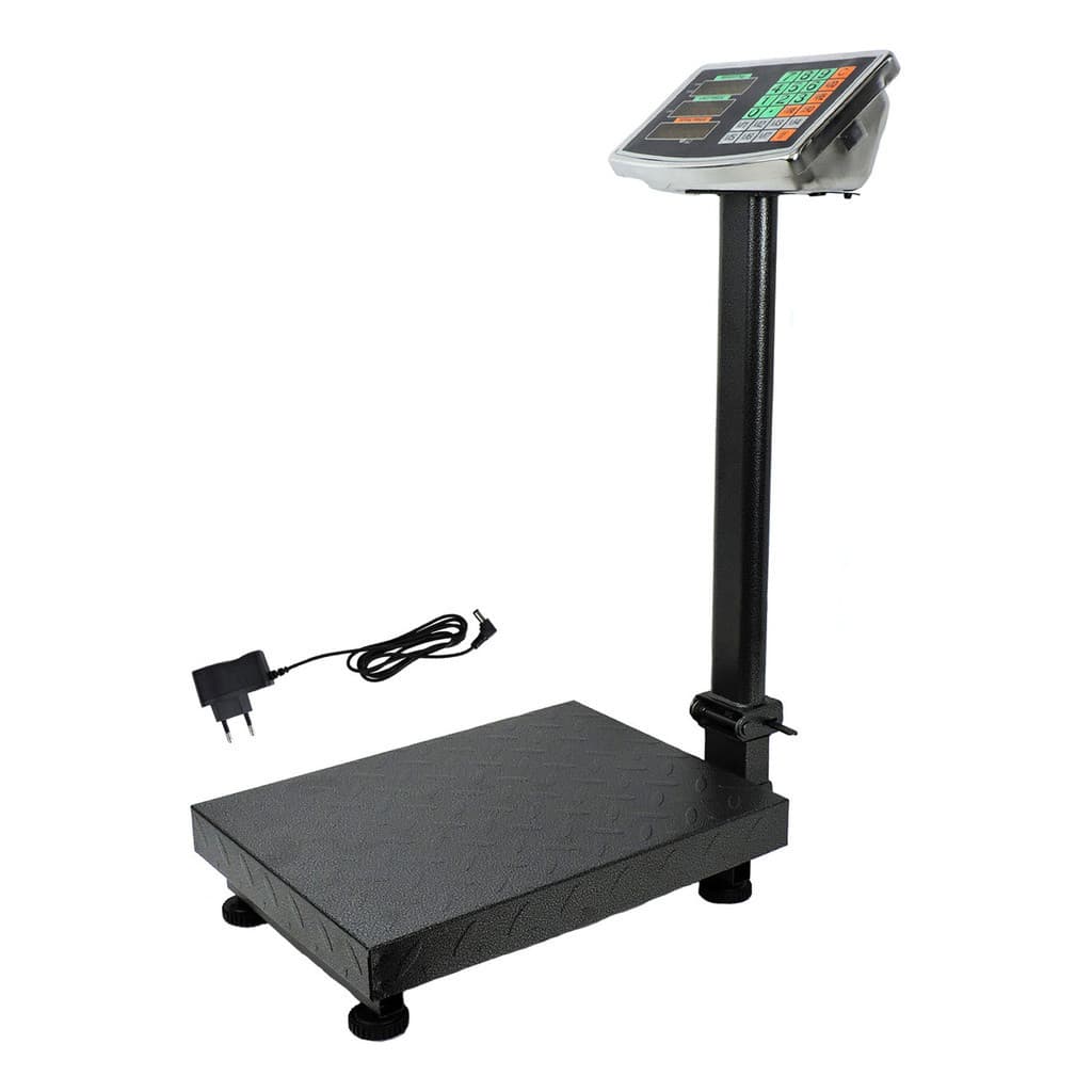 Balança De Plataforma 200kg 40x30cm Led Eletrônica Digital 127/220v Preto