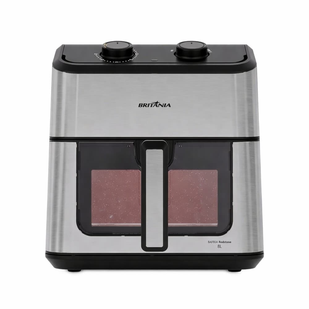 Fritadeira Air Fryer Britânia 1900W 3 em 1 8L 127V BAF80A