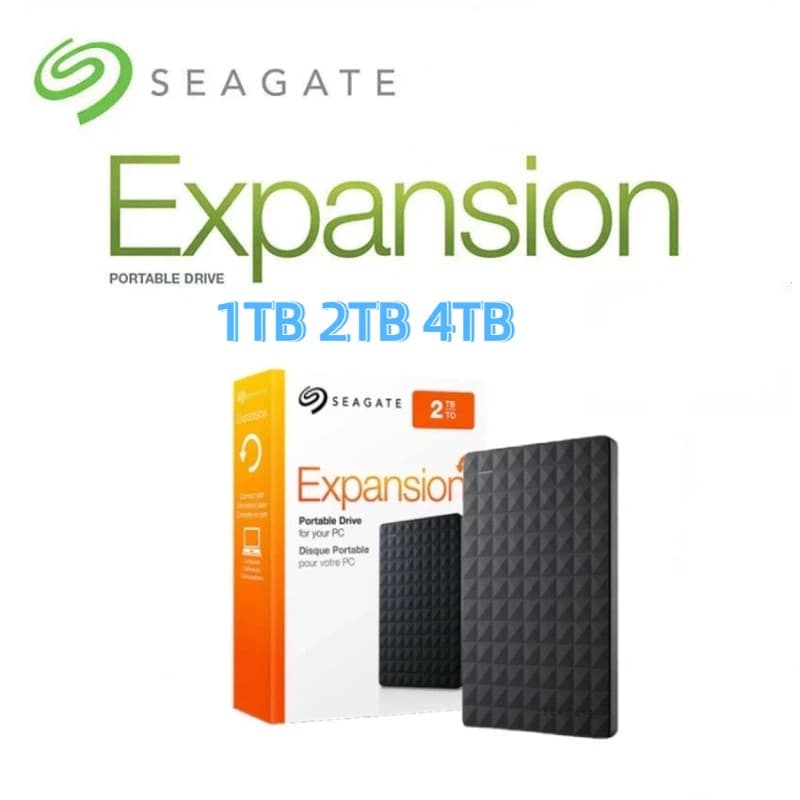 ⚡️⚡️ Seagate  USB 3.0 Disco Rígido Portátil 1TB/2TB/4TB Expansão