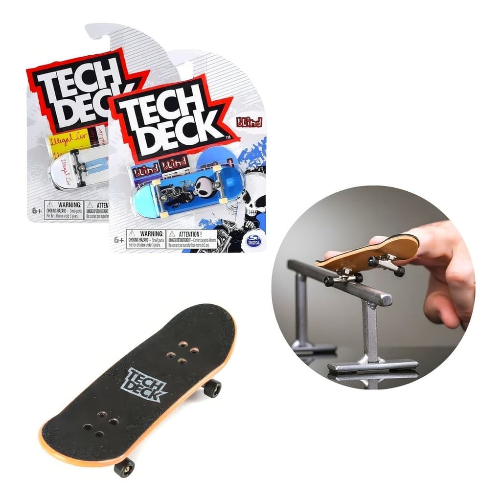 Skate De Dedo Tech Deck Profissional Sortidos Sunny Original
