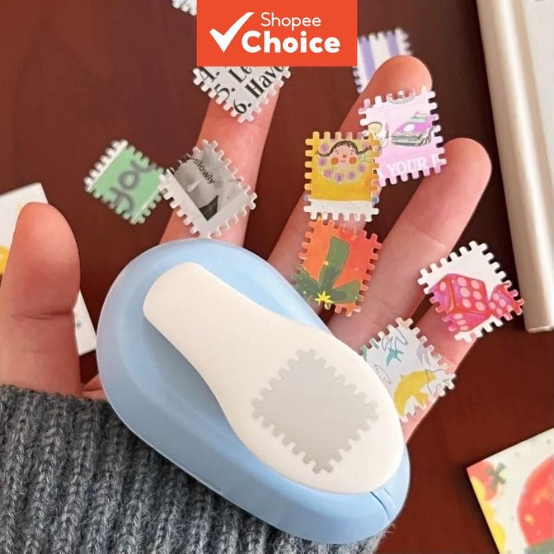 DIY Criativo Selo Borda Perfurador Caderno Cortador De Papel Manual Para Estudante Artesanato Arte Scrapbooking Papelari