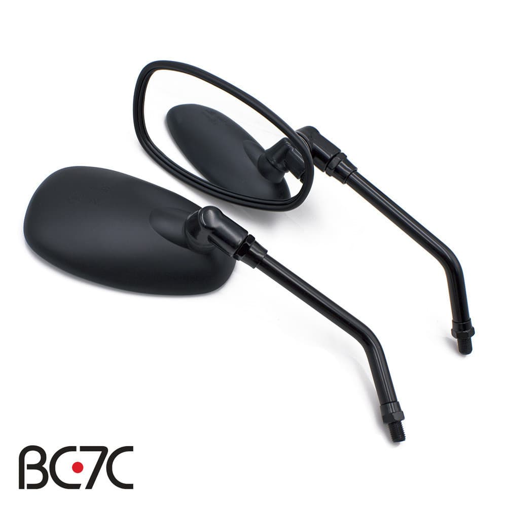 QC-M-Z06 Espelho retrovisor modificado para motocicleta 3C, certificação EMARK Espelho novo estilo europeu americano de 