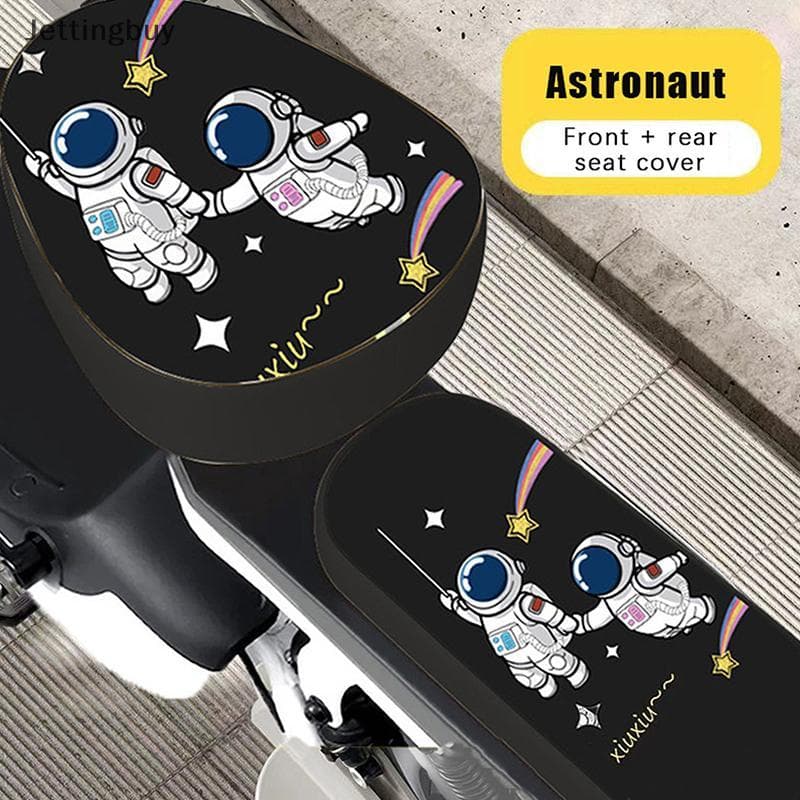 [Jetingbuy] Capa De Assento De Carro Elétrico À Prova D'água Sunblo Isolamento Térmico Couro Antiderrapante Protetora De