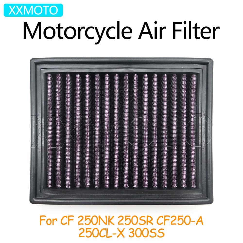 Para CFMOTO 250NK 250SR CF250-A 250CL-X 300s Motocicleta 250 NK SR Filtro De Ar Sistema De Limpeza De Entrada Motor 250 