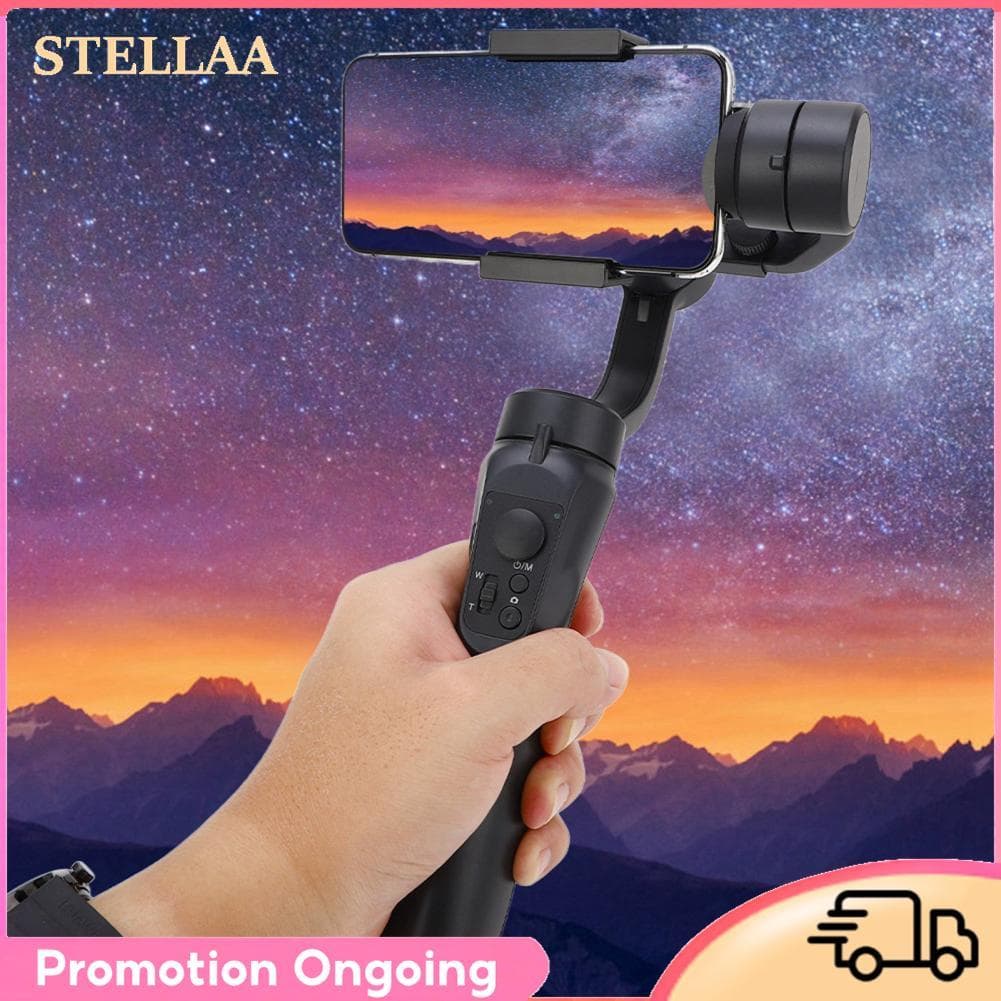 Stellaa Asixxsix Reconhecimento facial 3? Estabilizador de eixo Modo panorâmico de telefone Faixas inteligentes para
