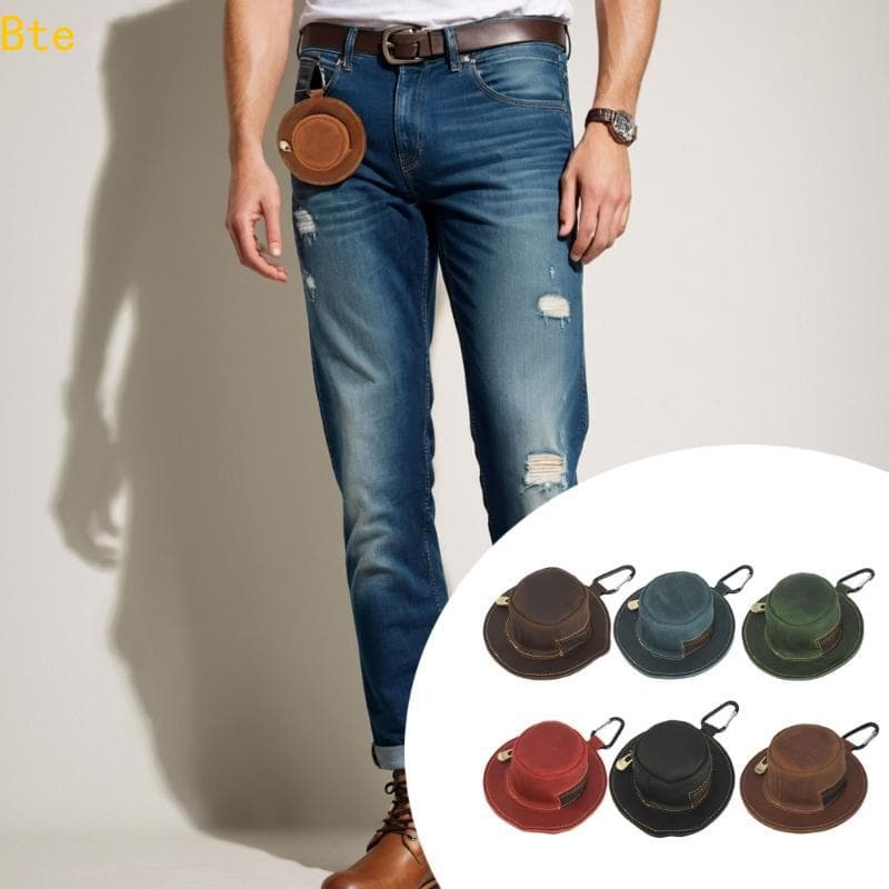 Bte Couro Zíper Saco Organizador Mudança Zíperes Chaveiro Bolsa Carteira Miniatura