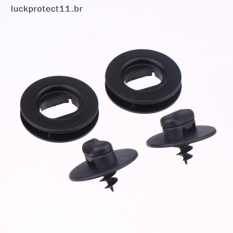 LTBR 2/4 Conjuntos De Clipes De Fixação De Tapete De Chão Para Parafuso De Assento Buraco Oval Torção Lo Grip Bule Clipe