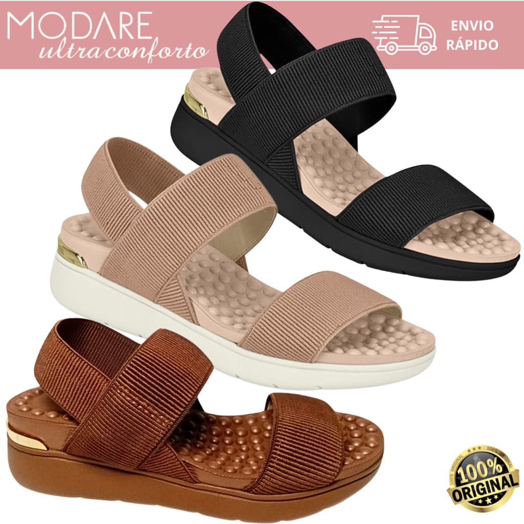 Sandália Modare Anabela com Palmilha Macia 7151.102